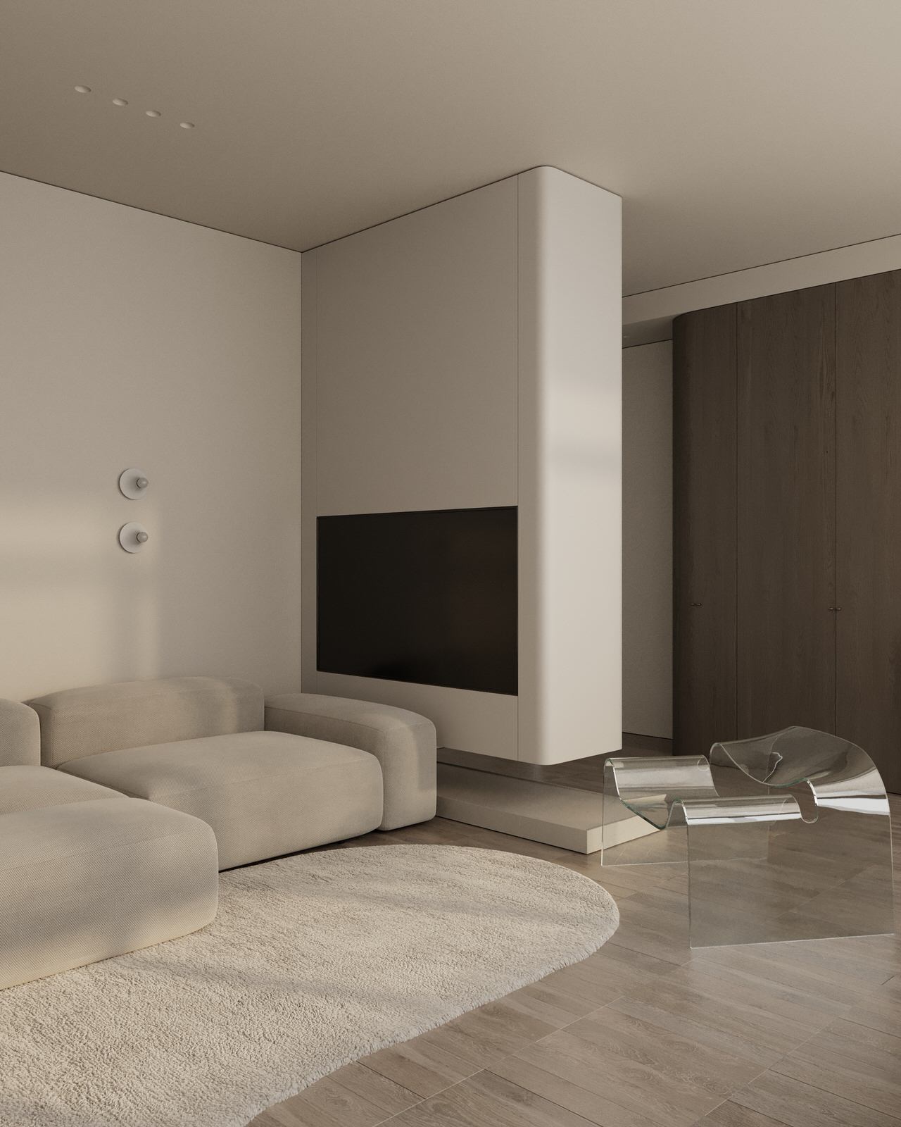 Обложка проекта: SOFT MINIMAL BEIGE //70 sq. m.