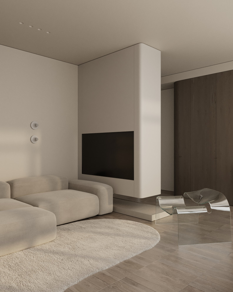 Обложка проекта: SOFT MINIMAL BEIGE //70 sq. m.