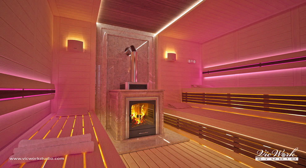 SPA zone. H Residence interiors