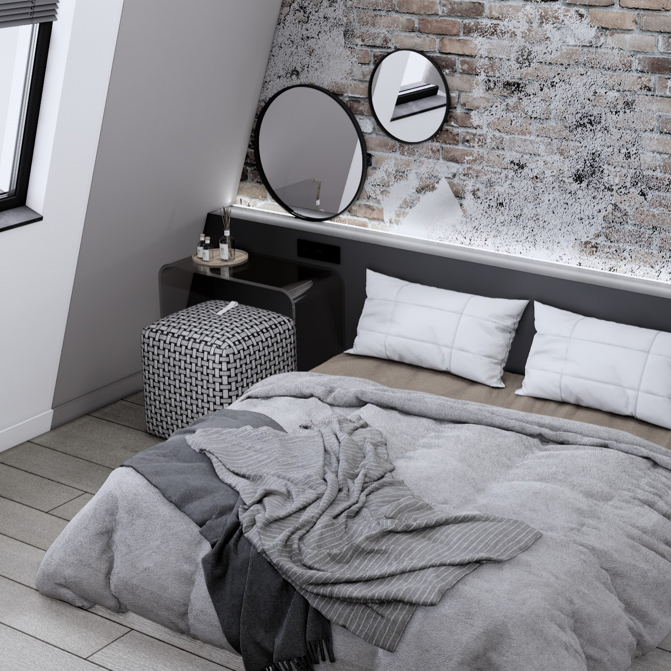 "Мужской характер" современная квартира под сдачу в ЖК "Рыбная деревня"