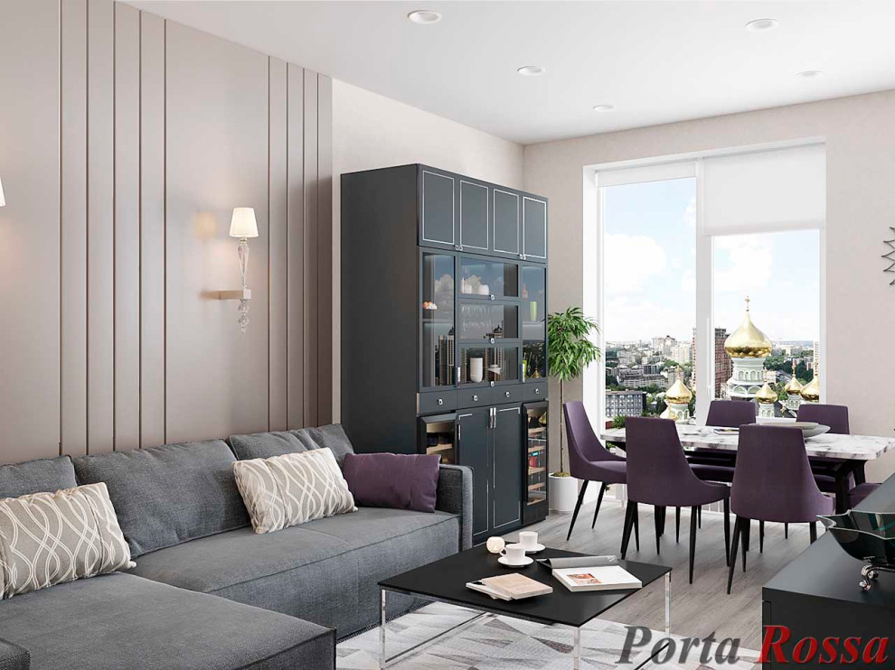 Обложка проекта: Кухня-студия Ар-Деко