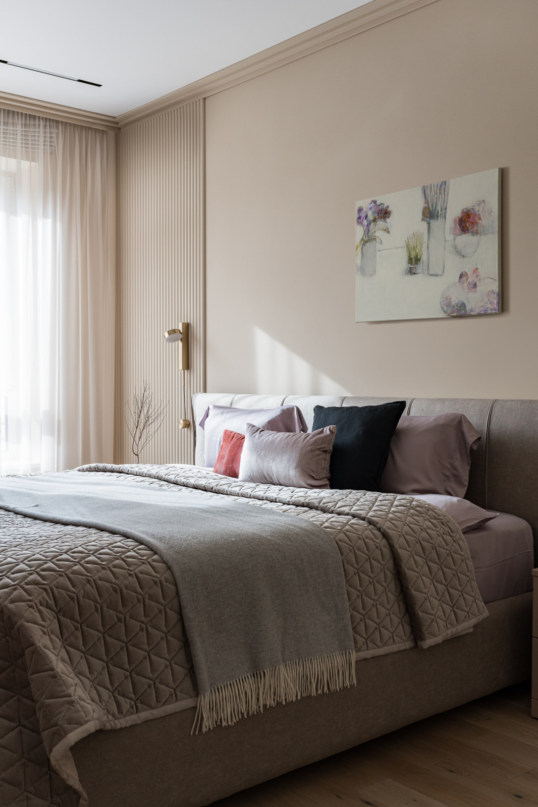 Фото спальни из реализованного проекта