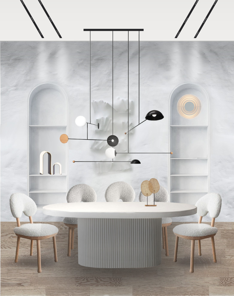 Светлая обеденная зона