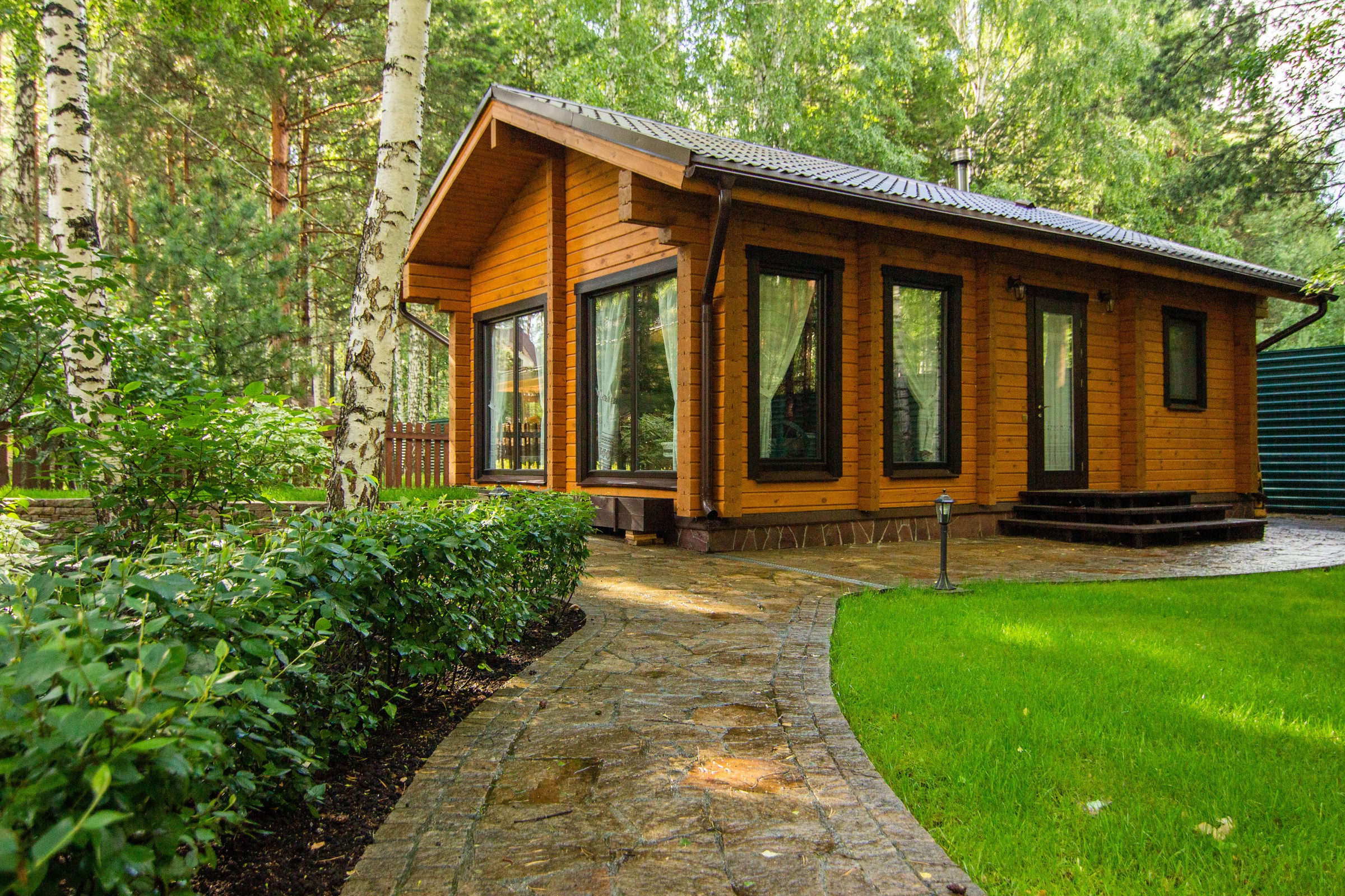 У леса на опушке