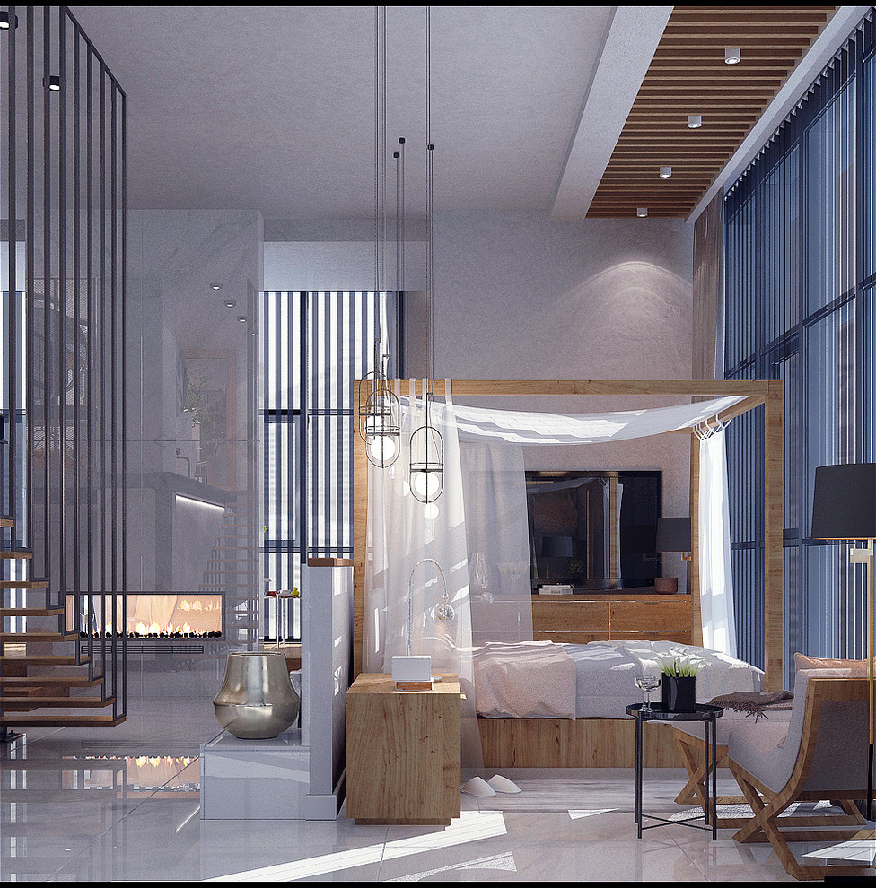 Пентхаус в стиле лофт