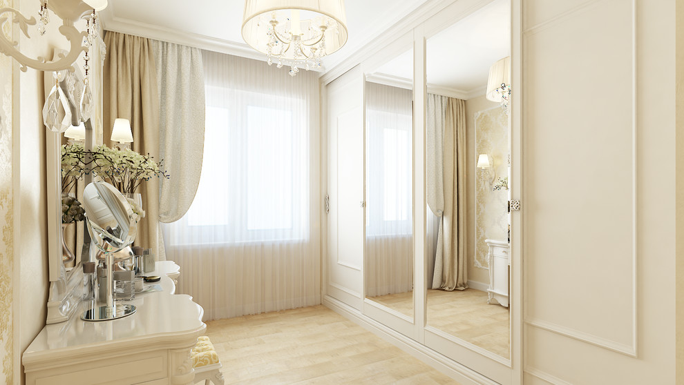 Классический интерьер трехкомнатной квартиры ж/к Серебряный бор г. Кемерово