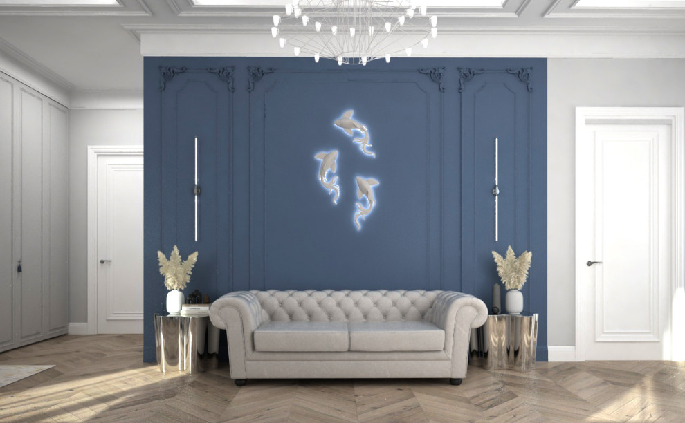 Классический дизайн коттеджа г. Пенза