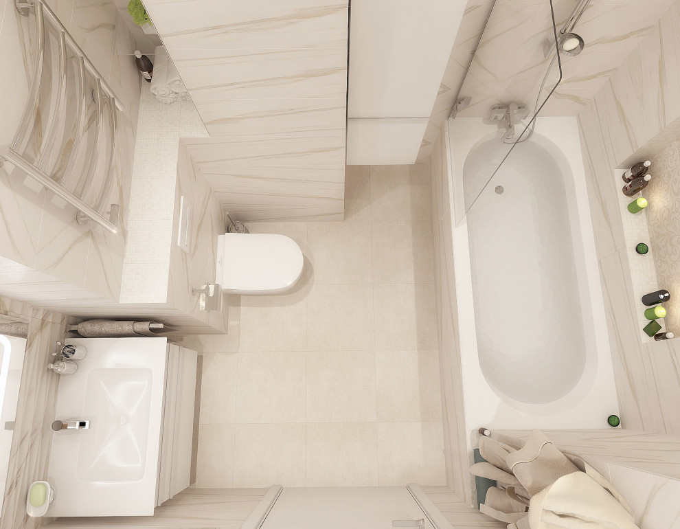 Трехкомнатная квартира Оттенки кофе