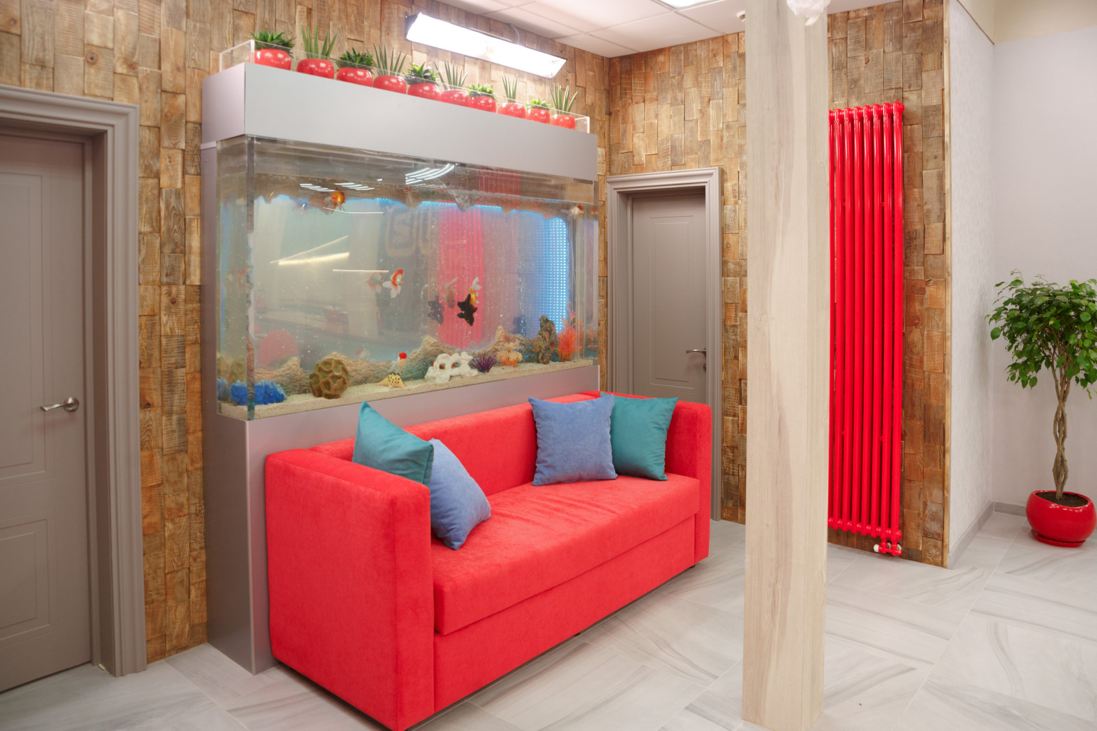 Трубчатые радиаторы. Дом 2