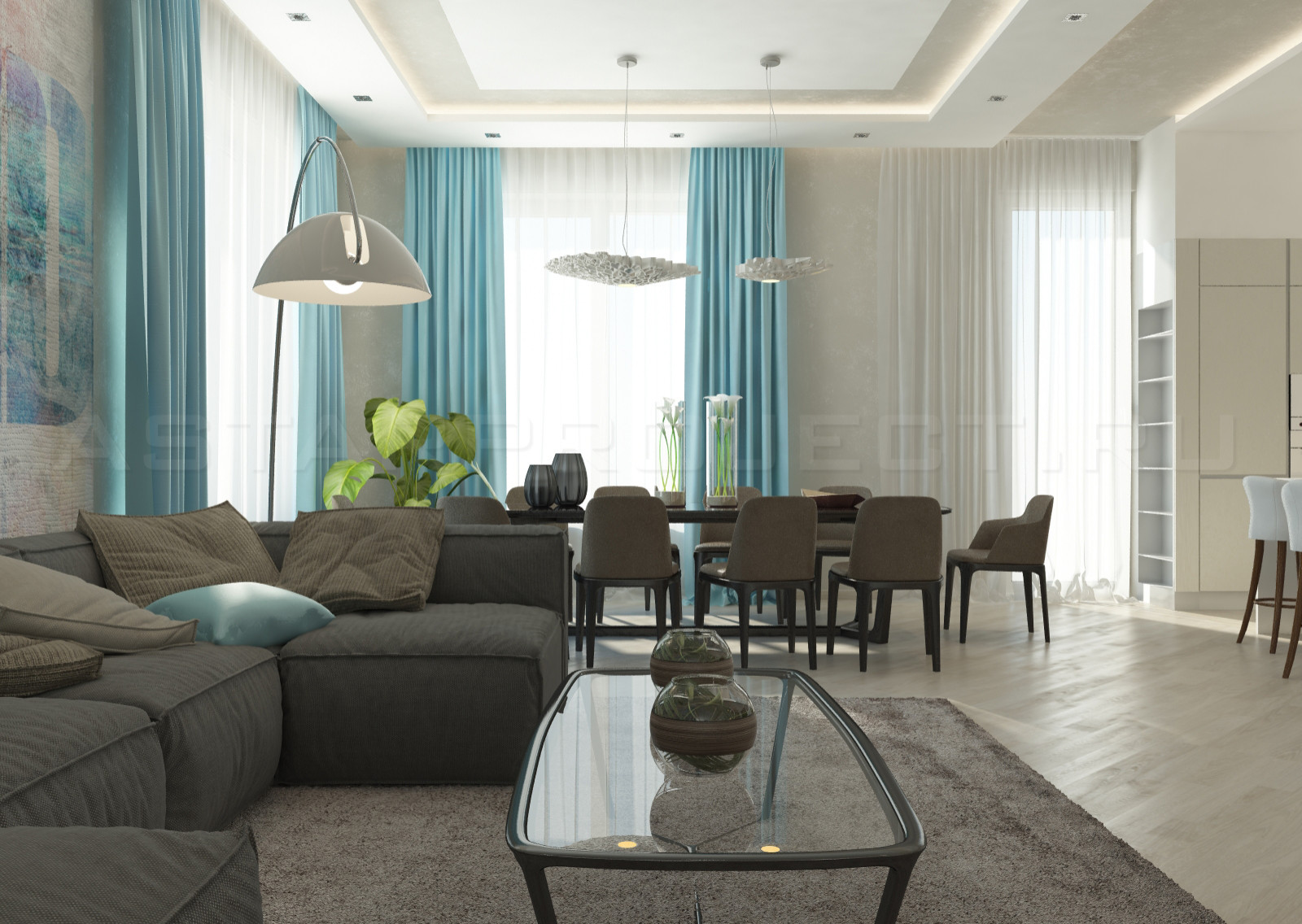 Краски лета(гостиная)