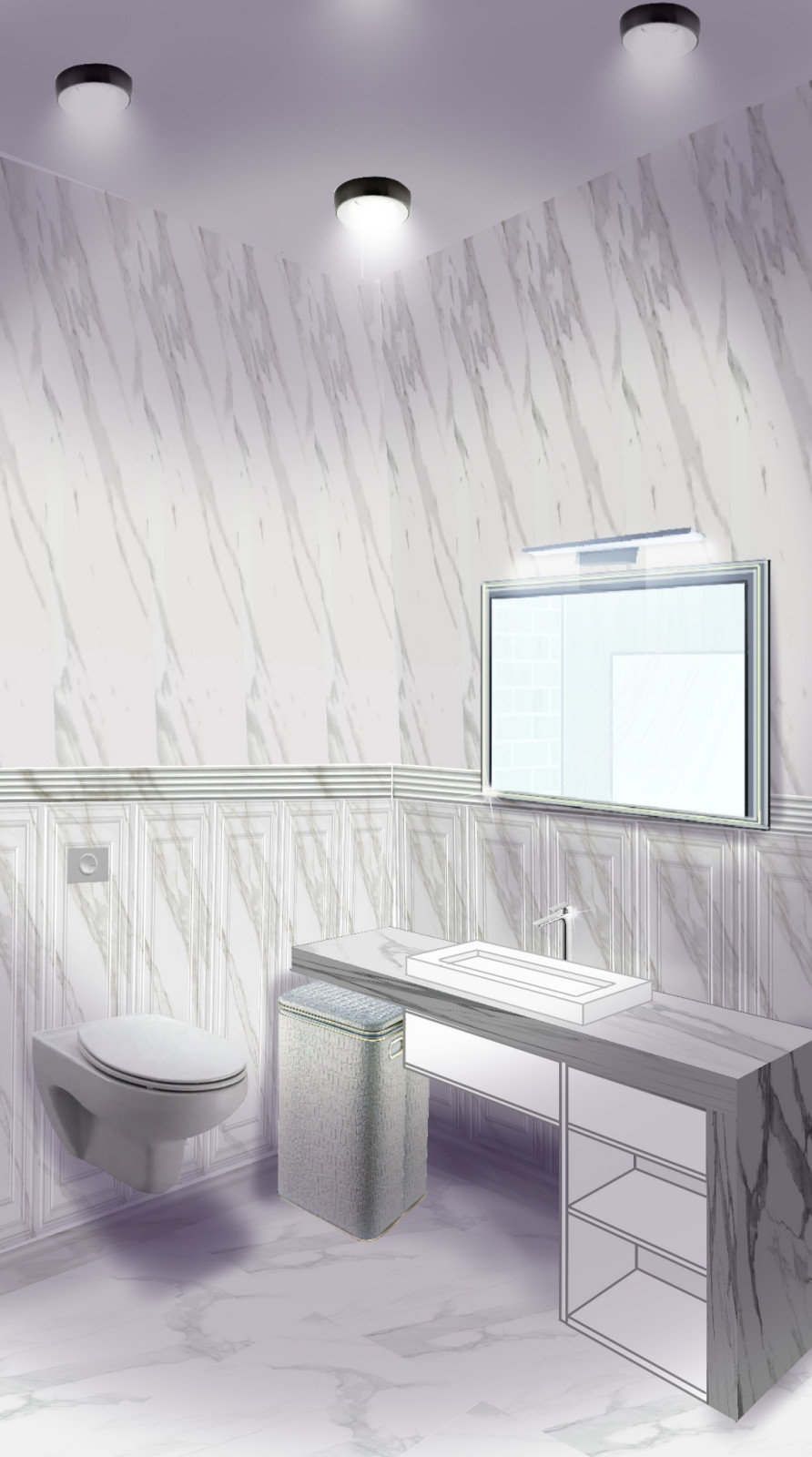 Проект интерьера квартиры ЖК Макаровский