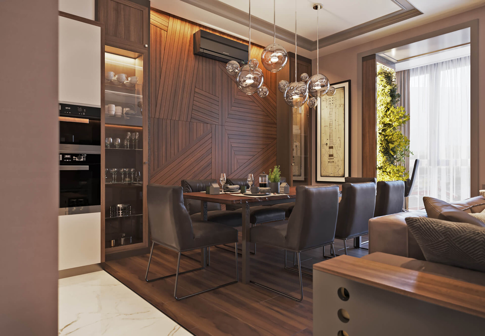 Дизайн интерьера квартиры. Walnut studio