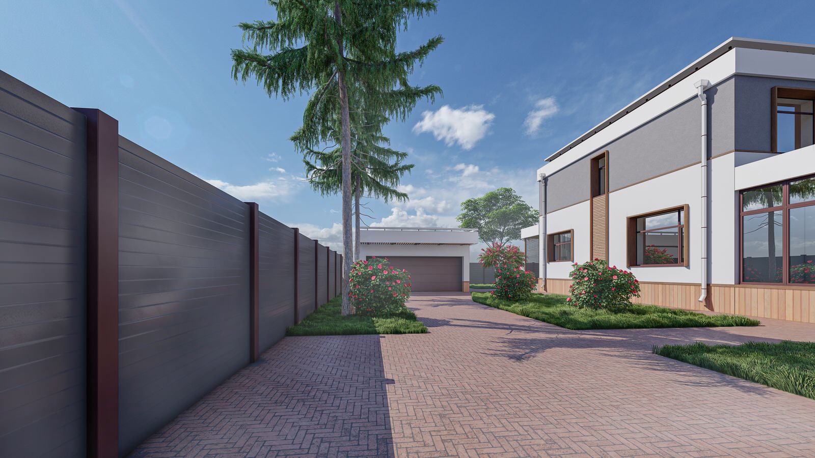 Реконструкция фасадов 2-х этажного жилого дома