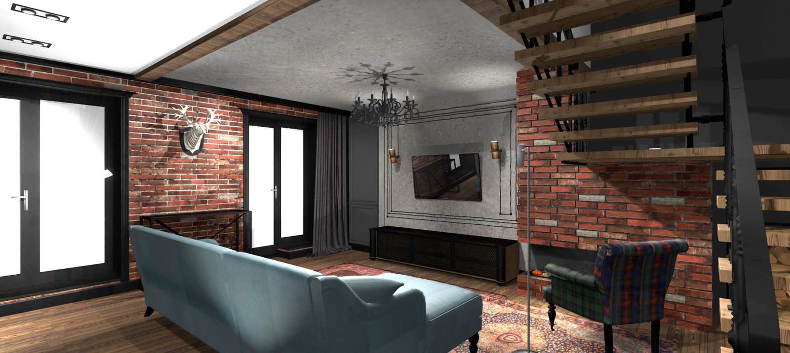 Дом в смешанном стиле