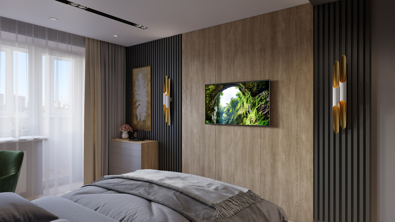 Дизайн трехкомнатной квартиры Днепр