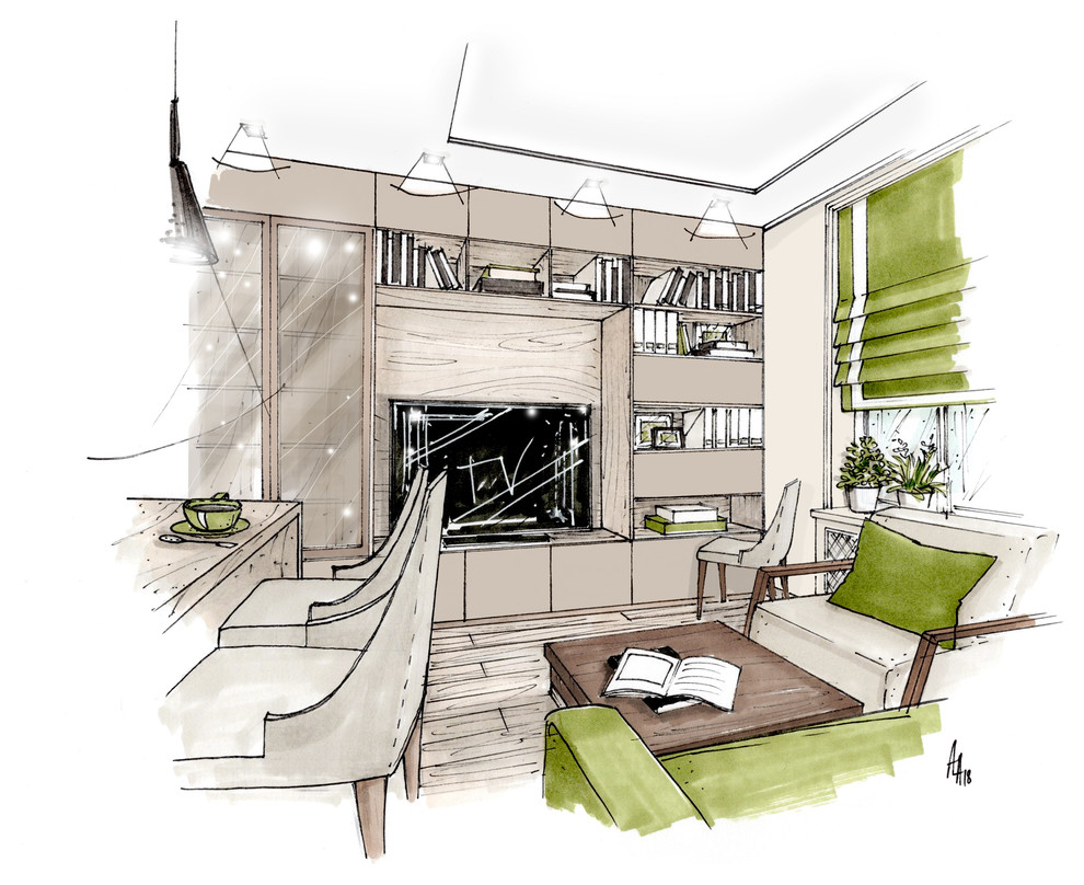 Проект квартиры #кофейныетона