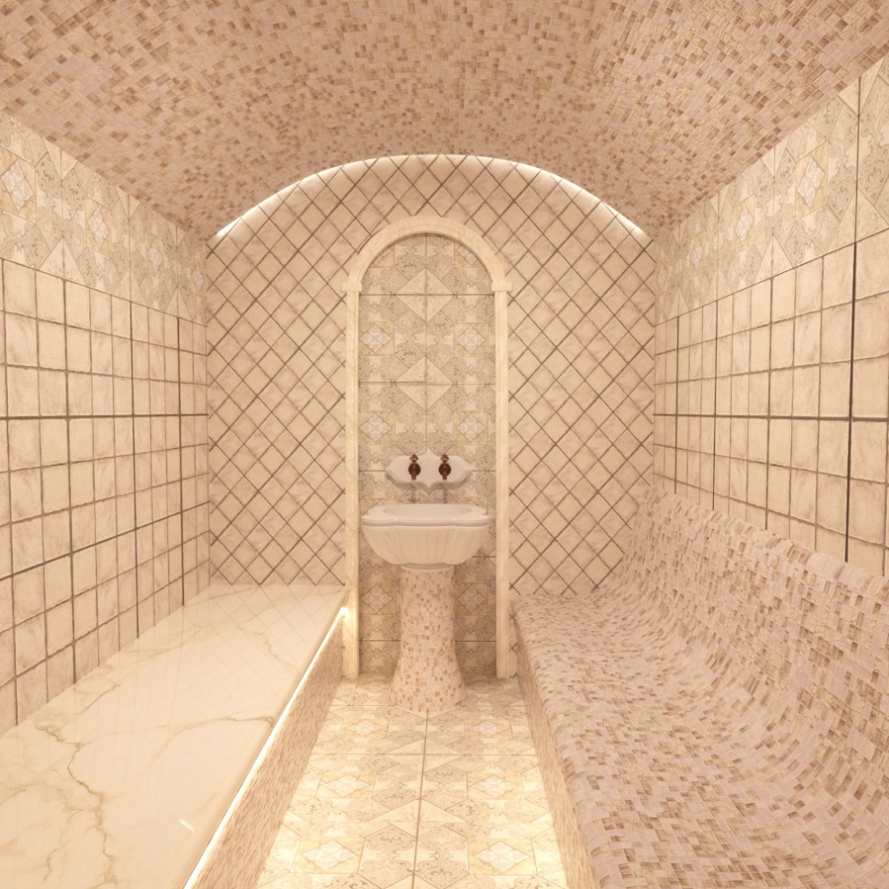 Дизайн зоны барбекю, басена