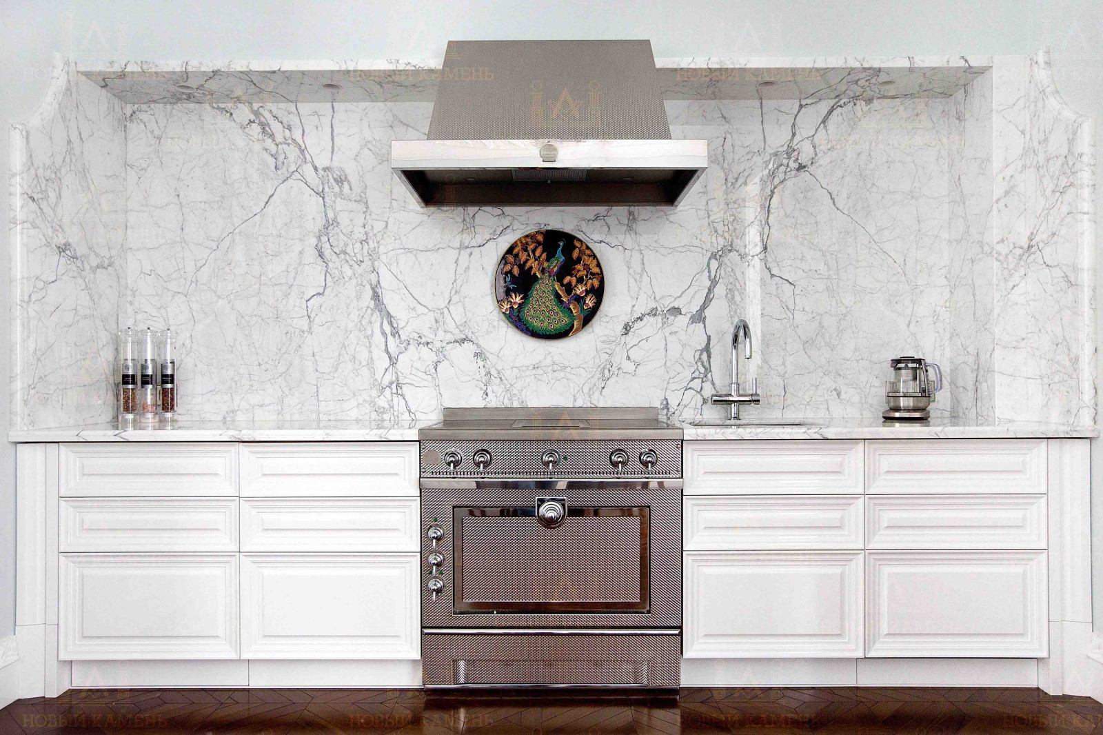 Мрамор на кухне