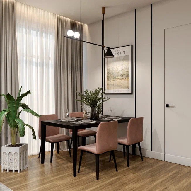 Комфортная квартира 90м² в современном стиле