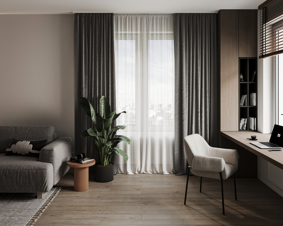 Дизайн-проект 3х-комнатной квартиры в "ЖК БелАрт", 78 кв.м