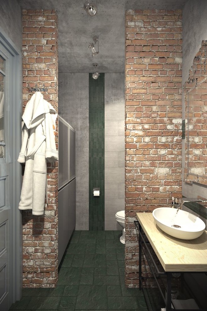 Стена из кирпича восемнадцатого века.