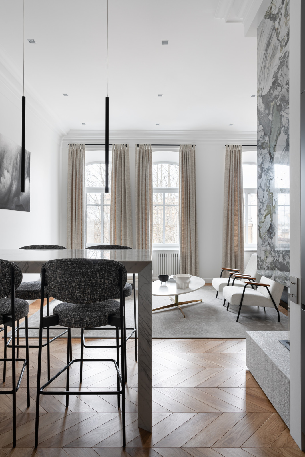 Houzz тур: Апартаменты в Петербурге для французской пары