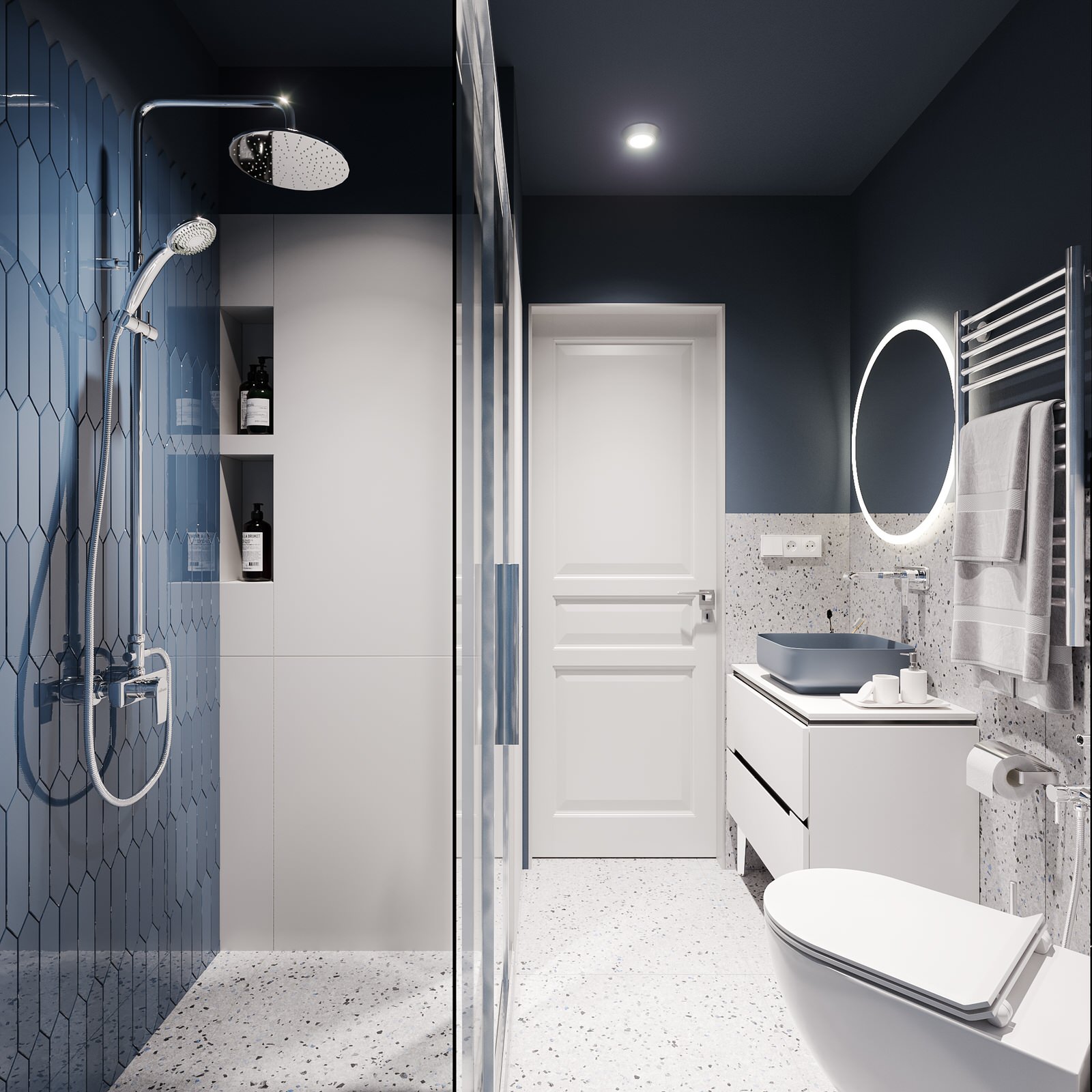 Обложка проекта: 3х-комнатная квартира, 78 кв.м.