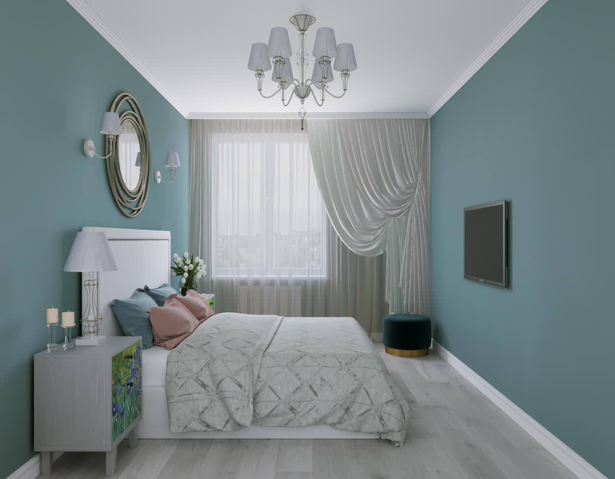 Дизайн интерьера спальни в современном стиле