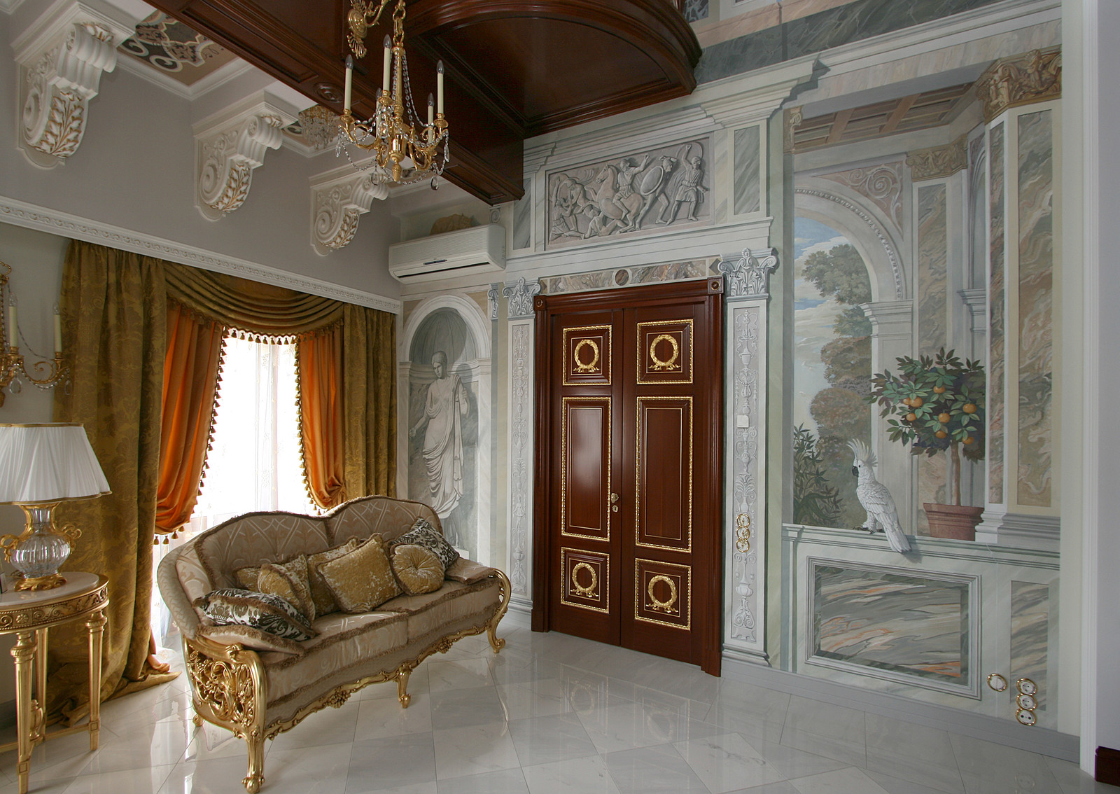 Роспись загородного дома