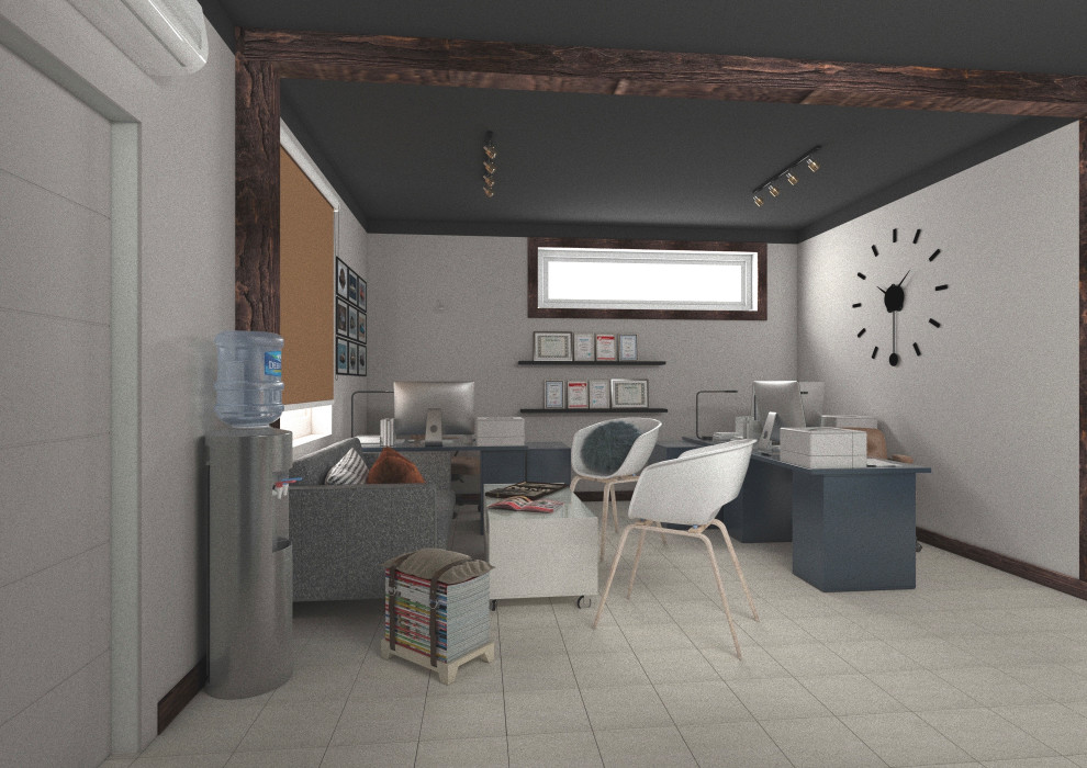 Обложка проекта: Зона ожидания автосервиса Volvo