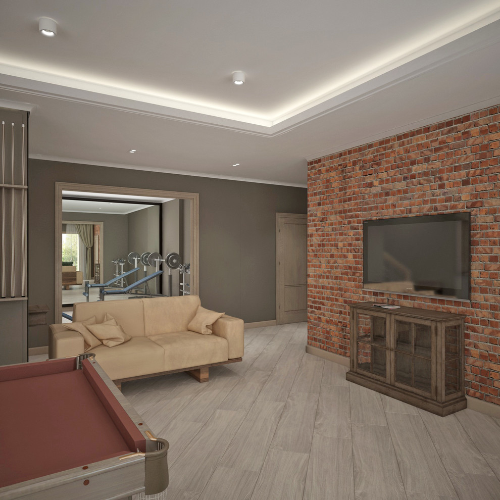 Дом из комбинированных материалов в ЛО