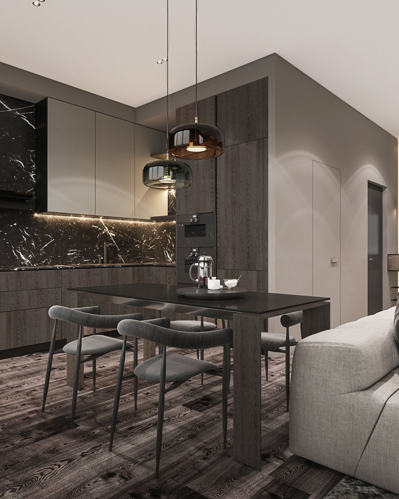 Обложка проекта: ЖК " Символ" -гостиная для молодого мужчины