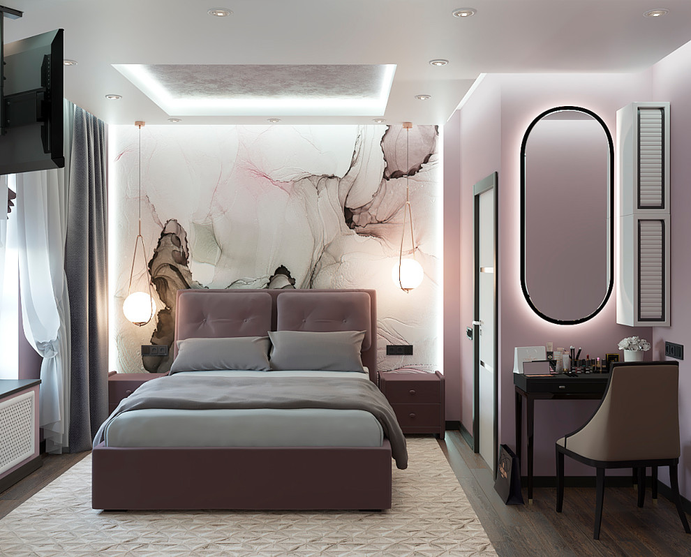 Яркая сочность. Трехкомнатная квартира на Озерной