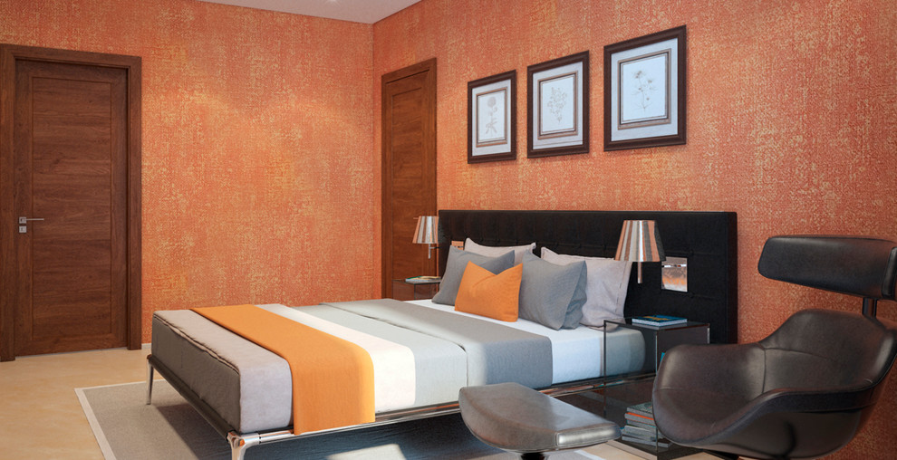 Терракотовая квартира в Берлине