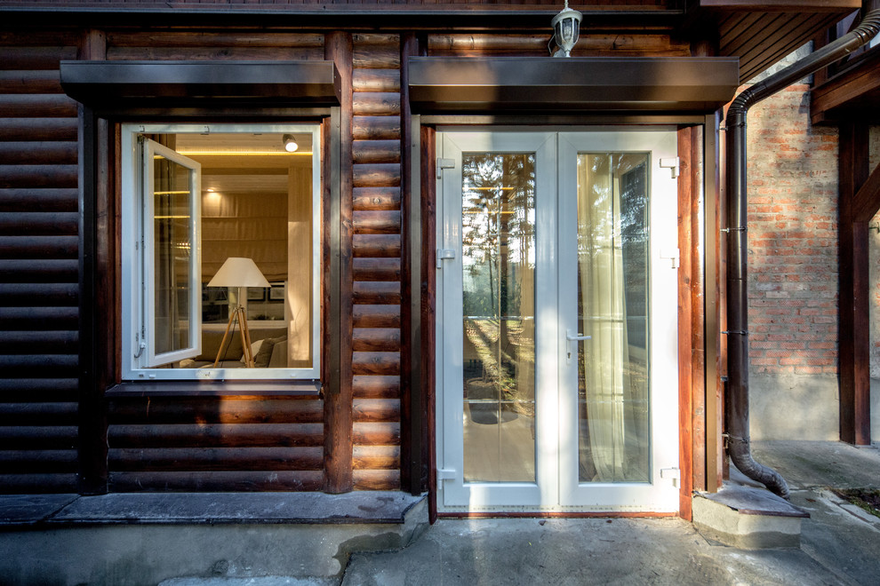 Алмазная грань в окнах гостинной.