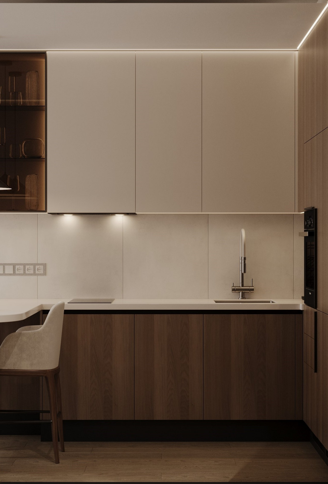 Эскизный проект интерьерной квартиры в Москве