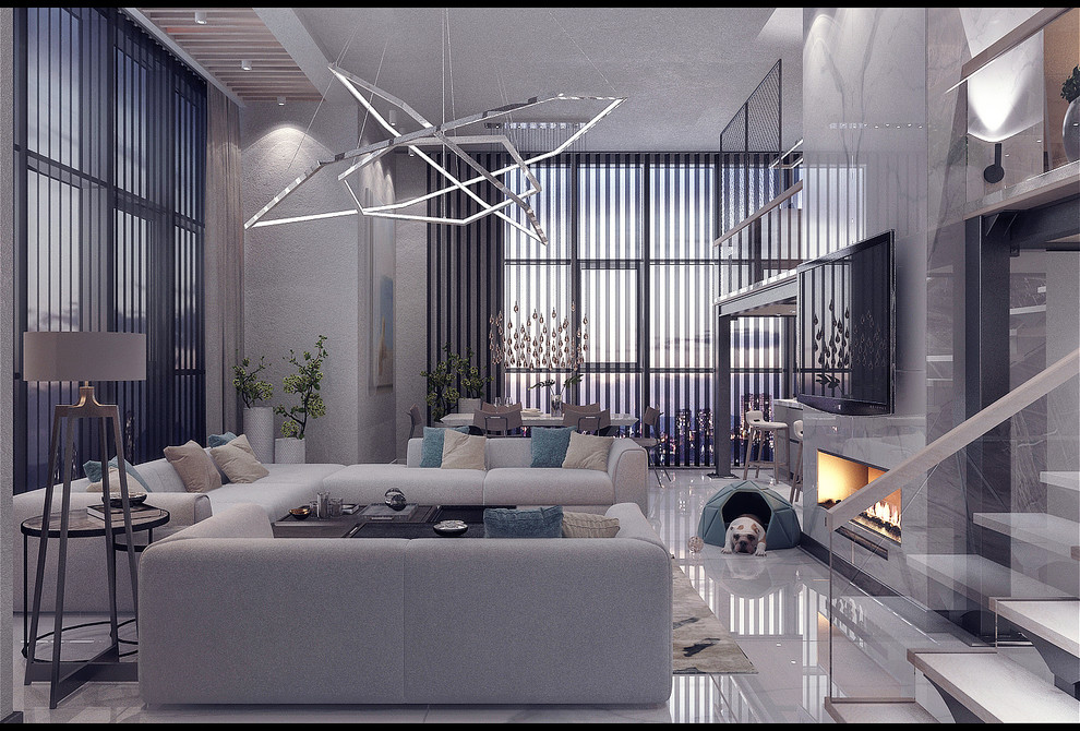 Пентхаус в стиле лофт