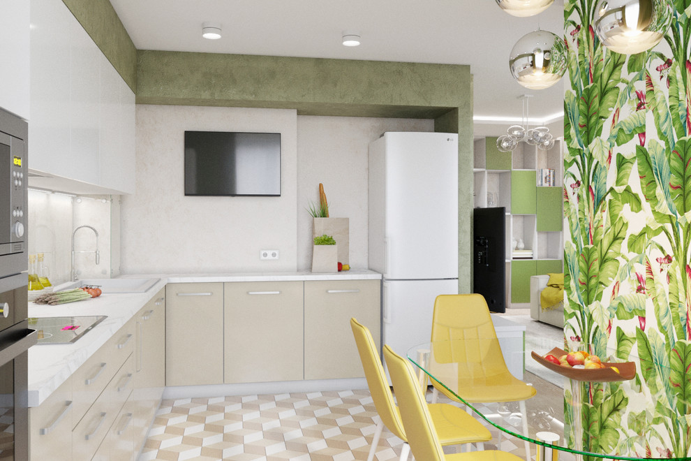 В листьях банана