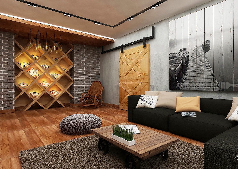 Обложка проекта: Коттедж в стиле лофт