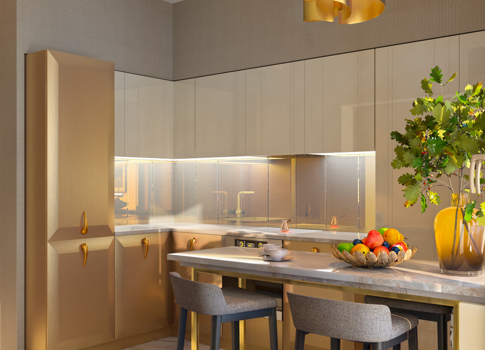 Интерьер, припорошенный золотом