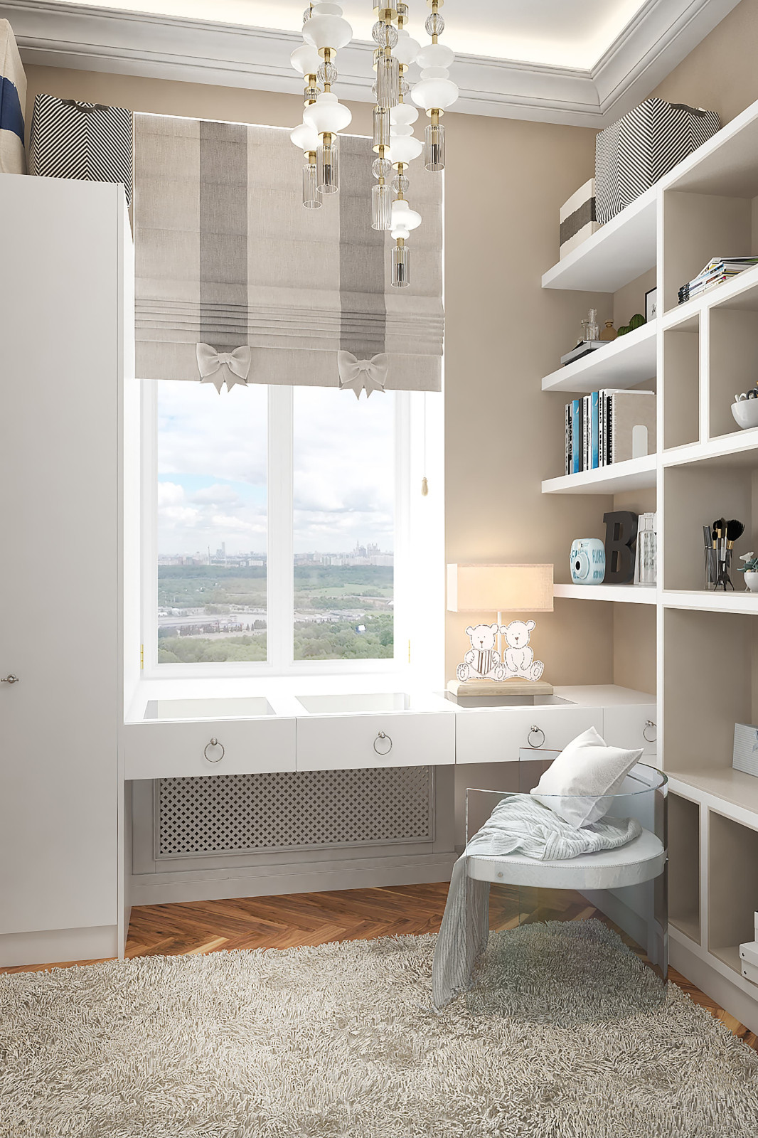 Дизайн и ремонт квартиры на Никитском бульваре — Воздушный замок