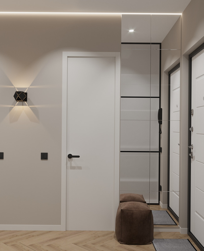 Дизайн-проект квартиры, площадью 56м2 в г. Москва