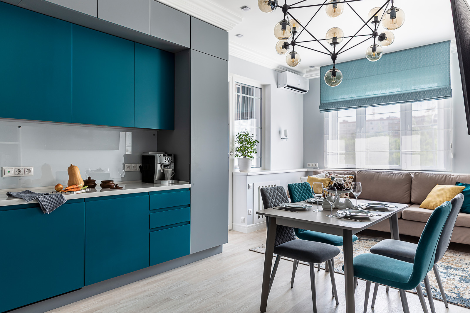 Реализованный проект трехкомнатной квартиры в жк "Рублевское предместье"