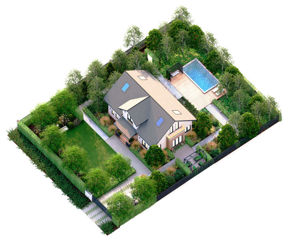 Проект сада "Хюгге"