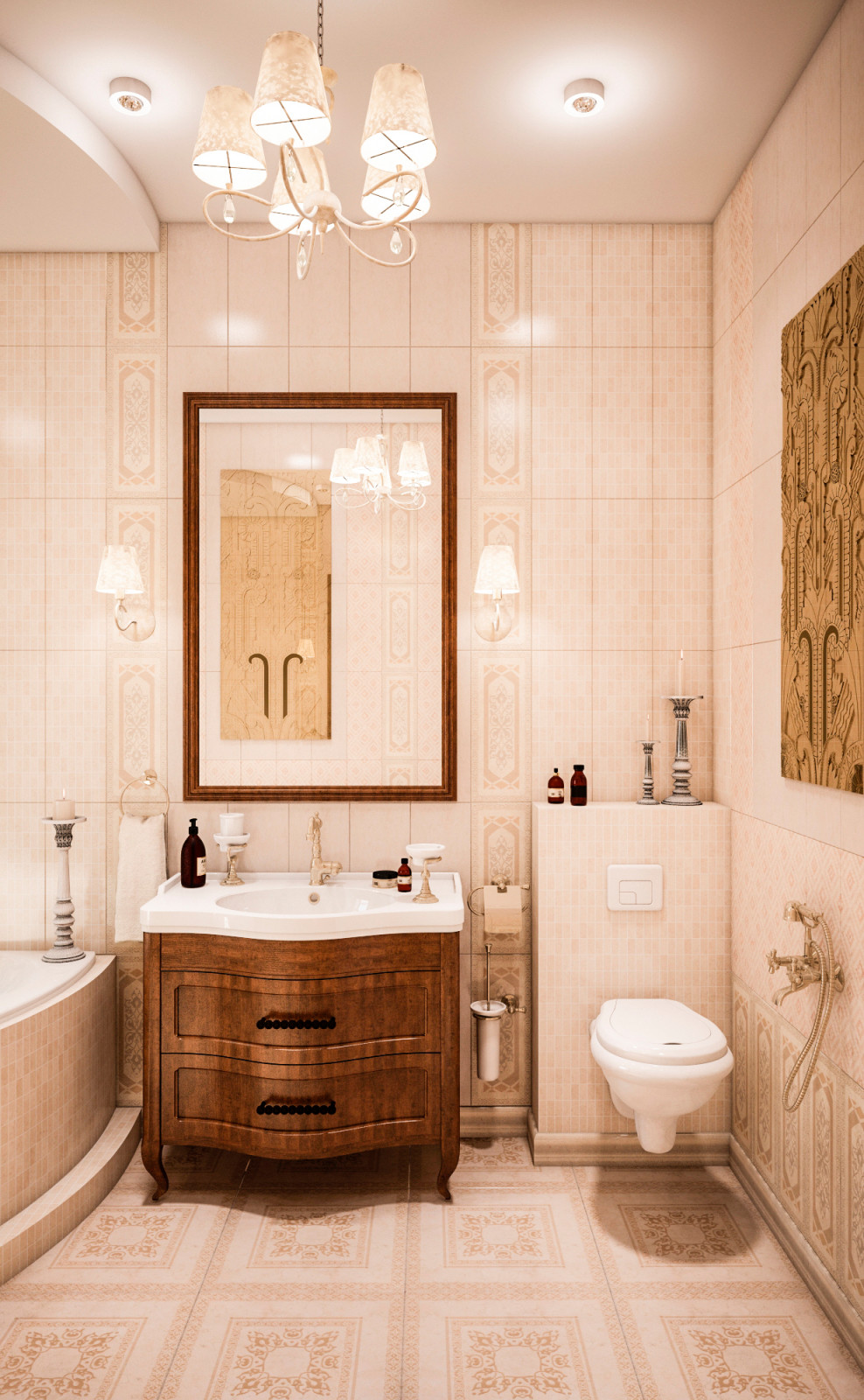 Интерьер частного дома в пос. Султан