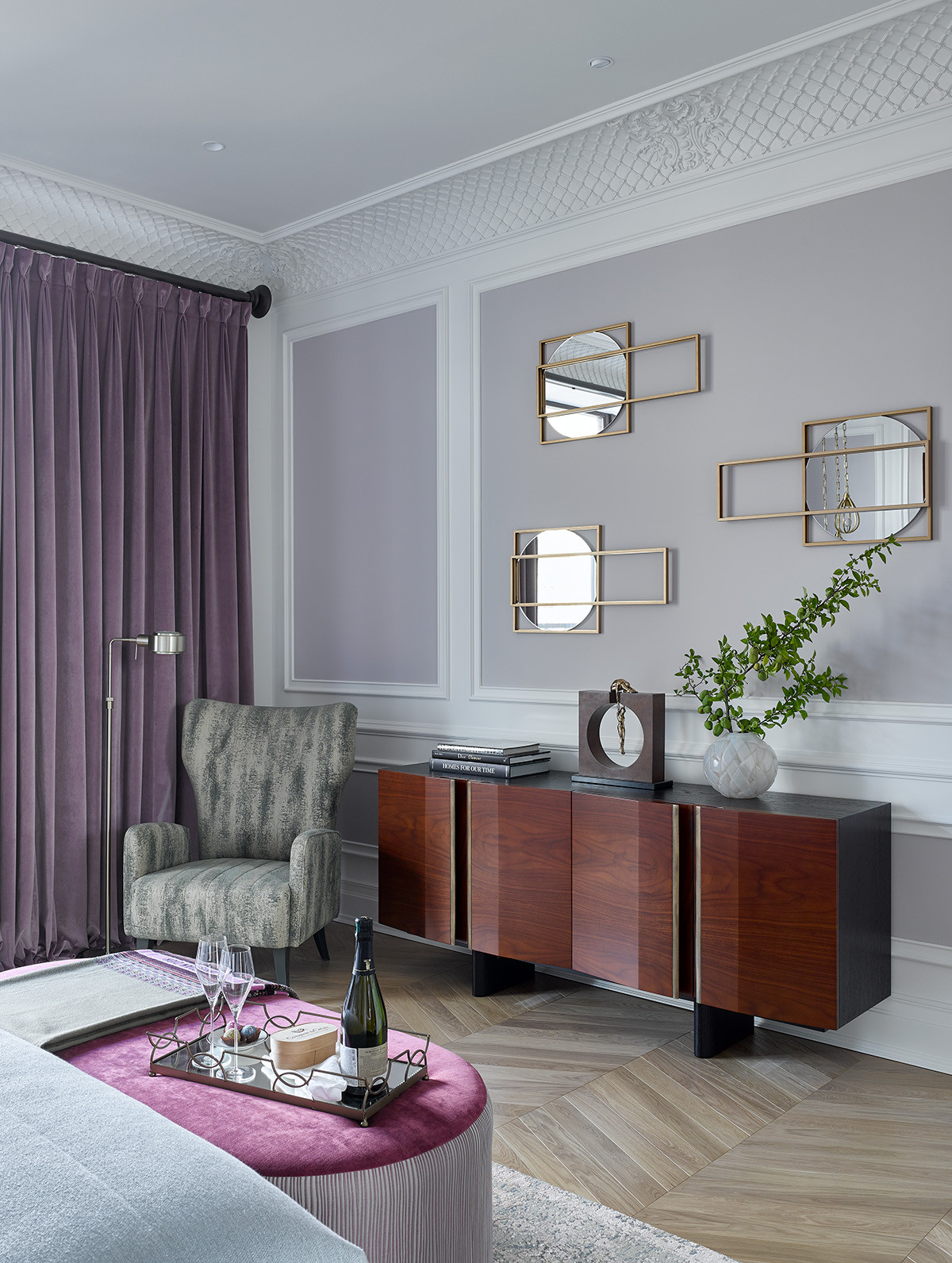 Фотосъемка интерьера апартаментов в центре Москвы для AD