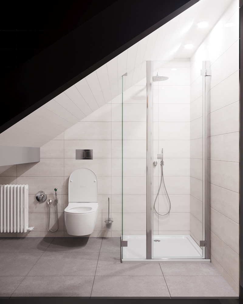 Спальня на мансардном этаже