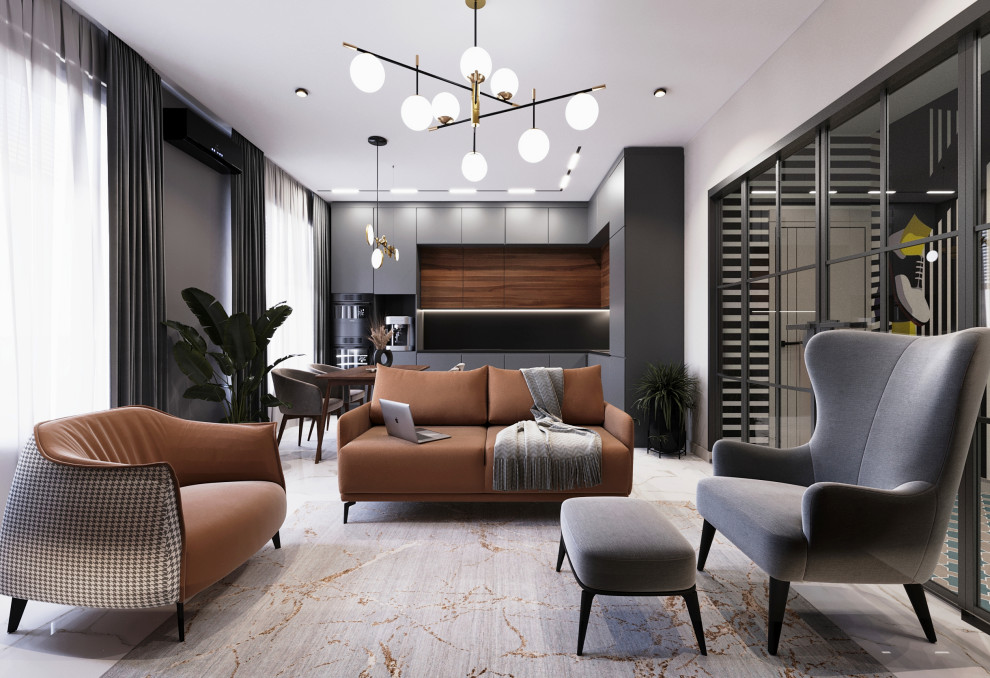 Обложка проекта: Квартира в ЖК "GRAND VIEW" - 104,9 м2, г. Санкт-Петербург