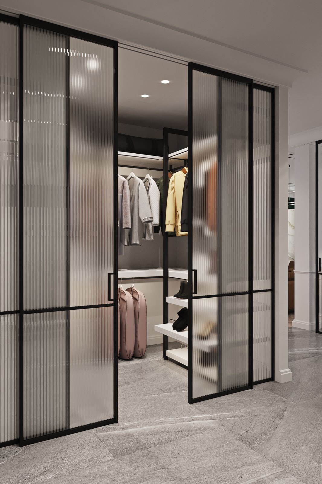 Квартира с сочными цветовыми акцентами для большой семьи