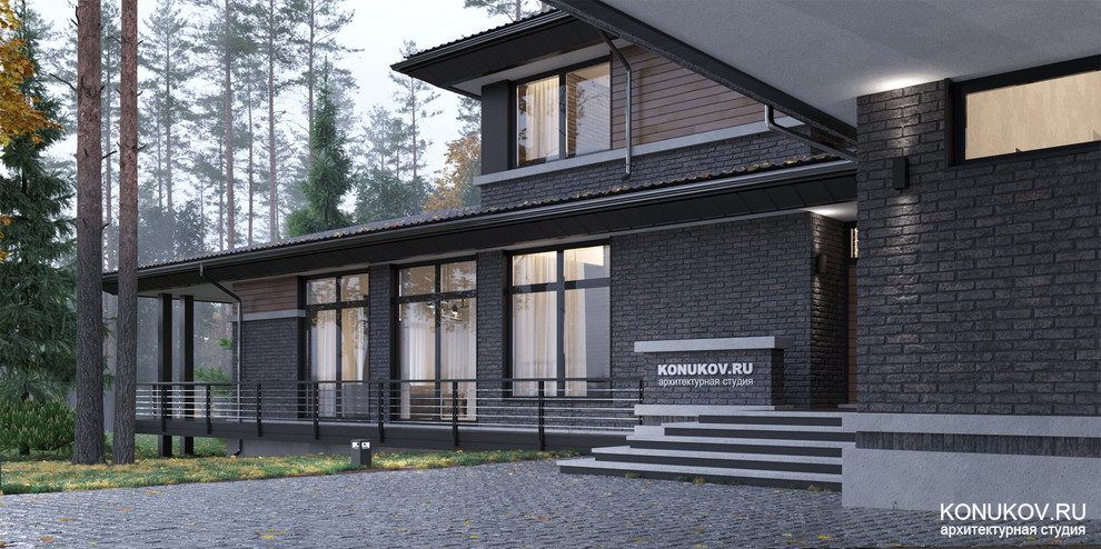 Проект жилого дома с мастерской